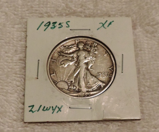 1935-S Walking Liberty Half Dollar