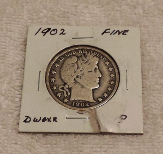 1902 Barber Half Dollar