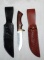 Custom Made Knife With Colt & Case Sheaths
