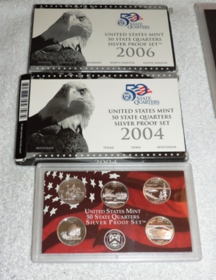 2004-2006 Silver Quarter Proof Sets