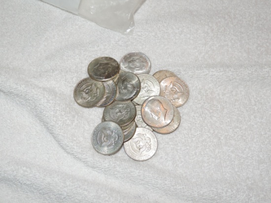 (18) 1965-69 40 Percent Silver Half Dollars
