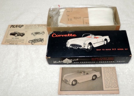 First Wood Corvette Model By Ace Products