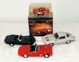 Lot Of 4 Collectible Corvette Cars