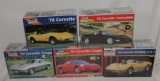 Lot Of 5 Revell Model Car Kits