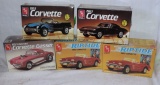 5 AMT Corvette Model Kits