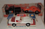 2 Vintage Plastic Toy Cars