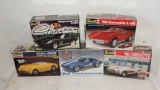 5 Revell Corvette Model Kits