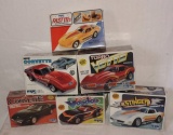 6 MPC Corvette Model Kits