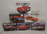 6 Monogram Corvette Model Kits