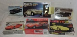 6 Corvette Model Car kits