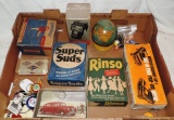 9 Pc Old Product Advertising Items