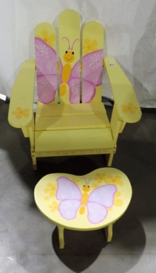 Childs Chair and Stool