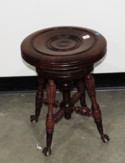 Early 1900's 4ft Piano Stool