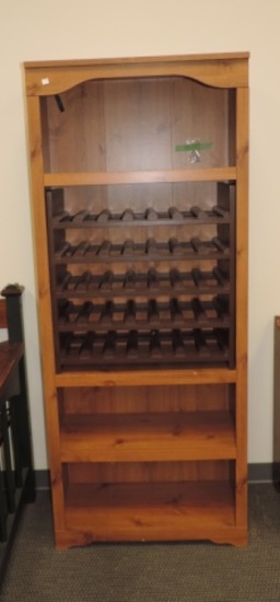 Book Shelf Wine Rack Combo