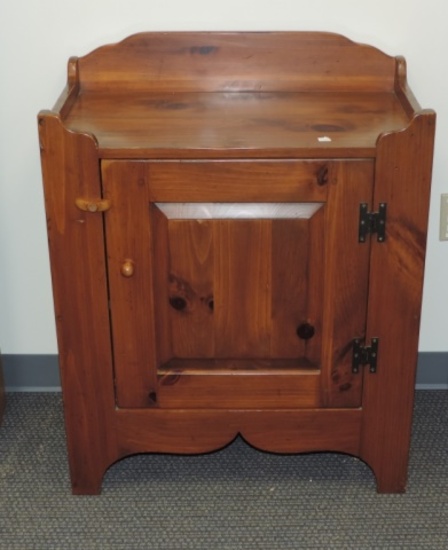 Country Style Pine 1 Door Cabinet