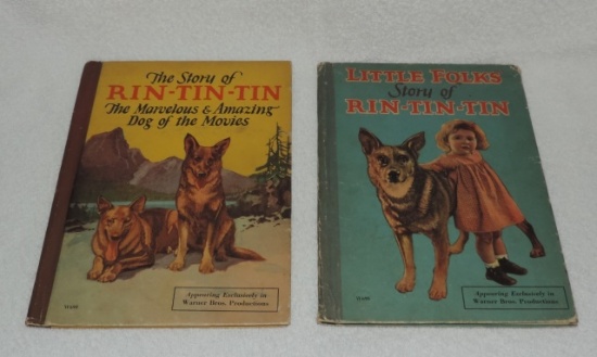 (2) 1927 Whitman Rin-Tin-Tin Books