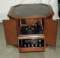 Octagon Shaped Side Table With Magnavox Stereo Inside