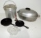 Club Roaster Aluminum Pan, Lodge Cast Pan and More Lot