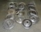 Large Mixed Lot Of Vintage Hubcaps