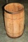 Antique Wood Nail Keg With Nails