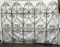 Set Of 5 1950's Iron Outdoor Screens