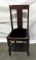 Oak T Back Side Chair