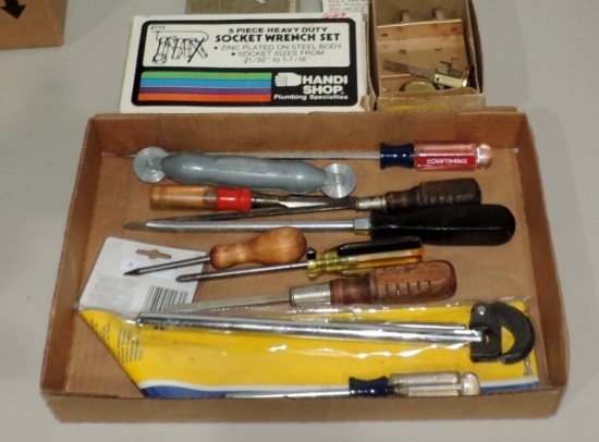 Tray Lot Screw Drivers & Wrenches