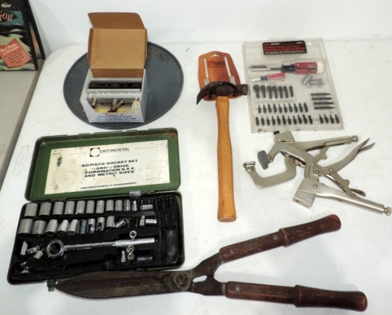 Tray Lot Socket Set & Tools