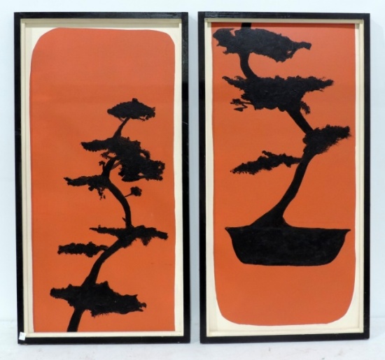(2) Original On Board Paintings