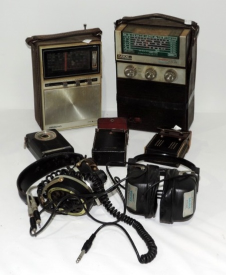 Tray Lot Vintage Transistor Radios