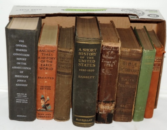 8 Piece Old Book Lot