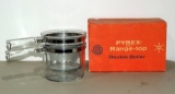 Vintage Pyrex Range Top Double Broiler