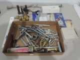 Tray  of  Screws, Bolts, and Water Hose Fittings