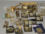 Tray Lot Brass Hinges & Pulls