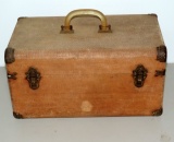 Antique Cloth Suitcase