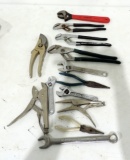 Pliers & Wrenches Lot