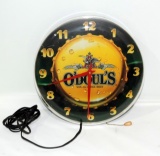 Round Vintage O'Doul's Light Up Clock