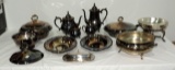 11 Pieces Of Silver-plate Serving Ware
