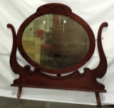 Antique Oak Mirror For Dresser