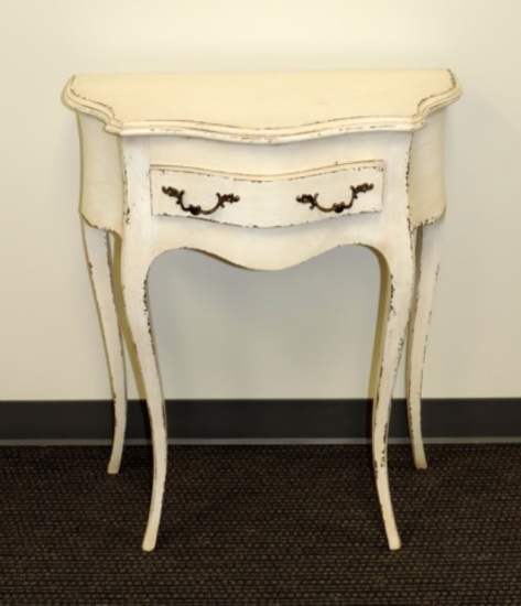 Vintage White Painted Table