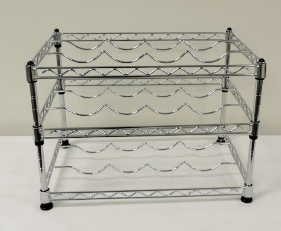 Stainless Steel Counter Wine Rack