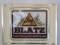 Vintage Blatz Foil Back Sign