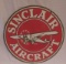 Sinclair Porcelain 2 Sided Aircraft Sign