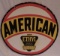 American Porcelain Double Sided Gasoline Sign