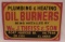 Early Plumbing and Heating Metal Sign