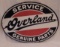 Overland Service Double Sided Porcelain Sign
