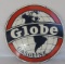 Globe Oil Double Sided Porcelain Sign