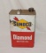 Sunoco Diamond 10 Quart Motor Oil Can
