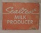 Hard to Find Sealtest Milk Producer Sign