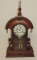 Victorian Walnut Mantle Clock